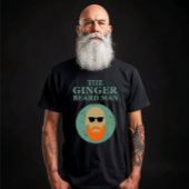 Grappig bebaarde quotes gember baard man t-shirt