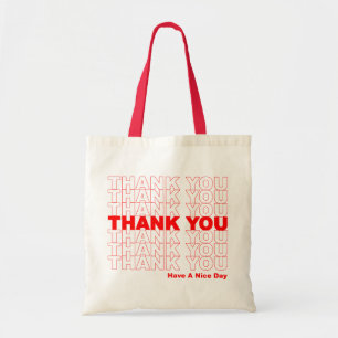 Grappig bedankt design tote bag