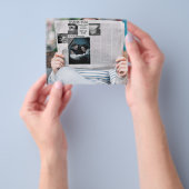 grappig bedankt voor de foto flyer (Hand)