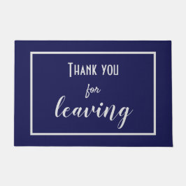 Grappig "Bedankt voor het verlaten" Introvert Anti Deurmat