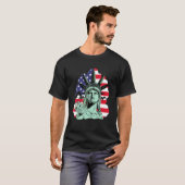 Grappig beeld van de vrijheid van het roken van pa t-shirt (Voorkant volledig)
