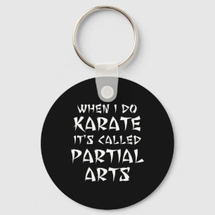 Grappig been arm voet geamputeerd karate Martial P Sleutelhanger