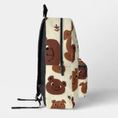 Grappig beer bedrukte rugzak (Links)