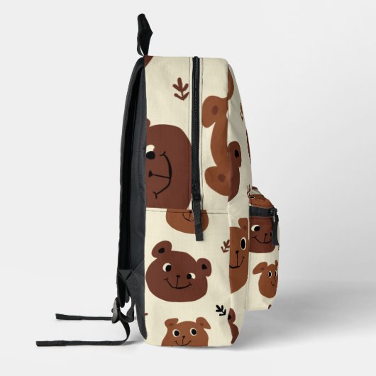 Grappig beer bedrukte rugzak (Links)