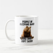 Grappig beer camping offerte - camper humor koffiemok (Links)