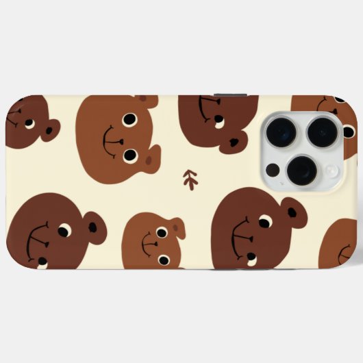 Grappig beer Case-Mate iPhone case (Achterkant (horizontaal))