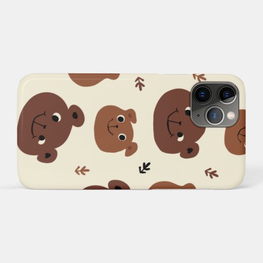 Grappig beer Case-Mate iPhone case (Achterkant (horizontaal))
