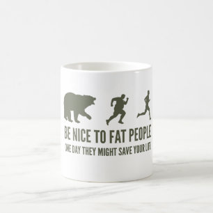 Grappig Beer Chase Koffiemok
