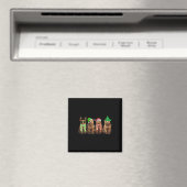 Grappig Beer Christmas Light Beer Lover Xmas Beer  Magneet (Insitu (Vaatwasser))