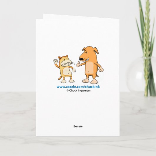 Grappig Beer dat een Picnic Birthday overspoelt Kaart (Achterkant)