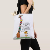 Grappig Beer dat veel Petten draagt Tote Bag (Dichtbij)