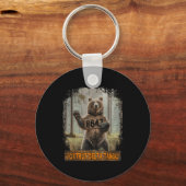 Grappig Beer Foxdraaft Deltas Tango 8647 86 47 Pat Sleutelhanger (Voorkant)