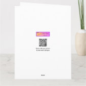 Grappig Beer Giant Verjaardag Kaart Beer Pun Custo (Achterkant)