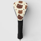 Grappig beer golfheadcover (Voorkant)