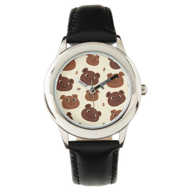 Grappig beer horloge (Voorkant)