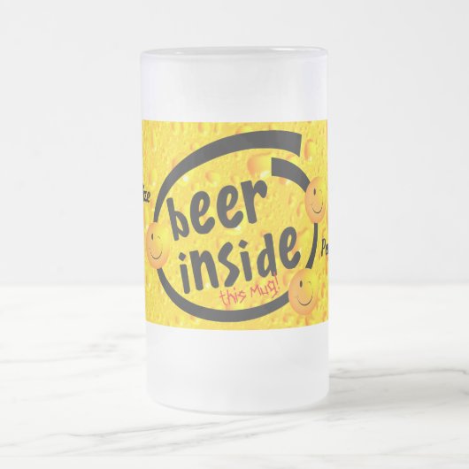 Grappig - Beer in dit ontwerp van de Mok (Center)