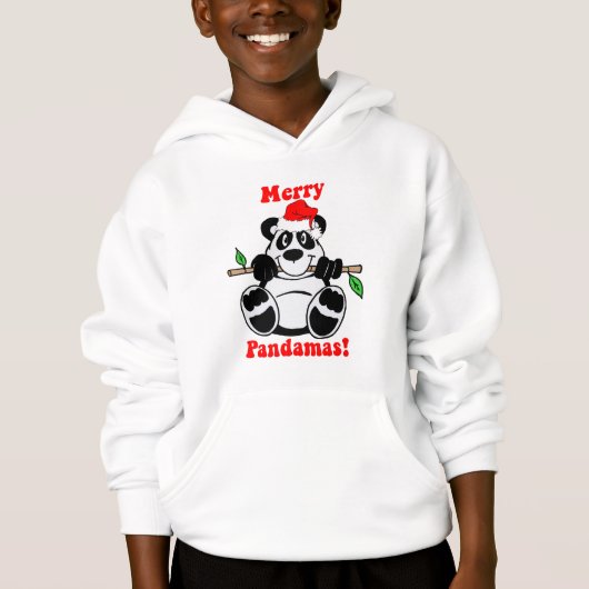 Grappig Beer met Kerstmis Panda (Voorkant)