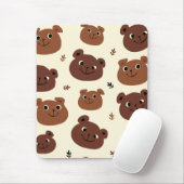 Grappig beer muismat (Met muis)