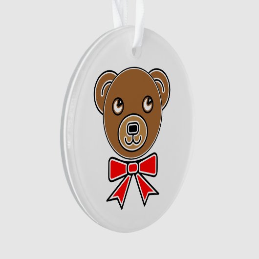 Grappig beer ornament (voorkant)