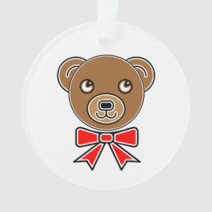Grappig beer ornament