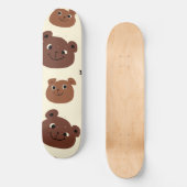 Grappig beer persoonlijk skateboard (Voorkant)