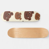 Grappig beer persoonlijk skateboard (Horizontaal)