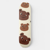 Grappig beer persoonlijk skateboard (Voorkant)