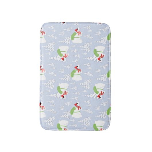 grappig beer santa badmat (Voorkant Verticaal)