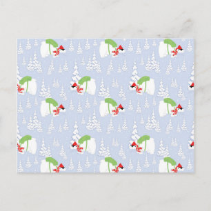 grappig beer santa briefkaart