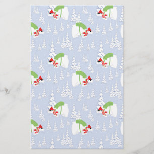 grappig beer santa briefpapier