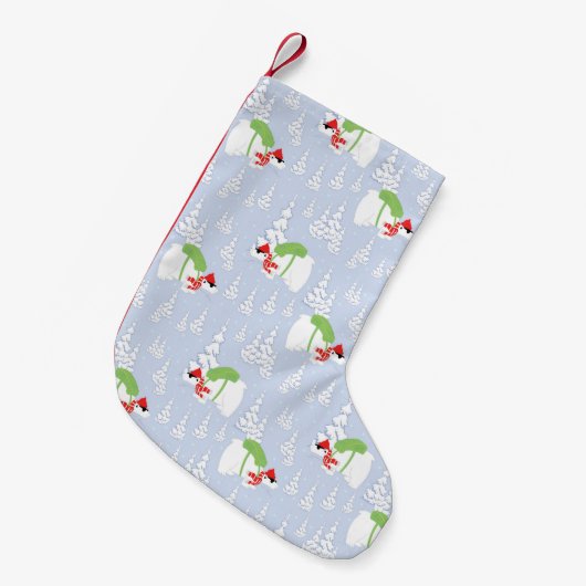 grappig beer santa kleine kerstsok (Voorkant (Hangend))