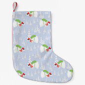 grappig beer santa kleine kerstsok (Voorkant)