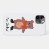 Grappig beer schaatsen Case-Mate iPhone case (Achterkant (horizontaal))