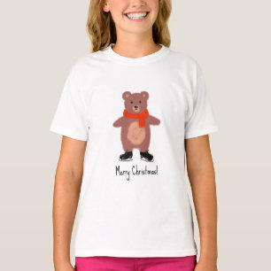 Grappig beer schaatsen t-shirt