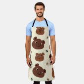 Grappig beer schort (Gedragen)