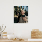 Grappig Beer Selfie Custom Foto Wall Art Poster (Keuken)