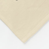 Grappig Beer uit de Hibernatie-Cartoon Fleece Deken (Hoek)