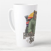 Grappig beer verkleed als houthakker latte mok (Linkerhoek)