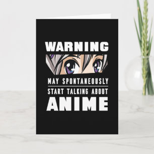 Grappig begin met praten over Anime Cadeau Kaart