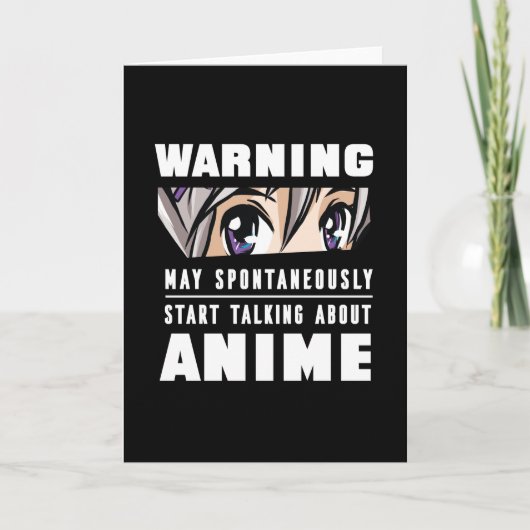 Grappig begin over Anime Gift Kaart (Voorkant)