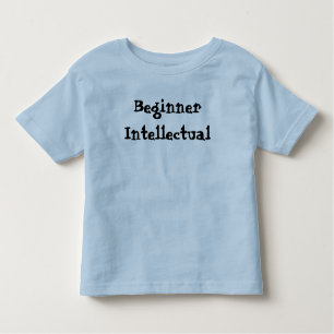 Grappig beginner intellectueel kinder shirts