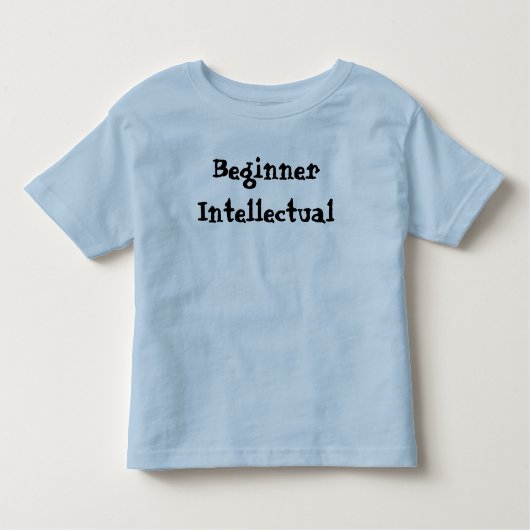 Grappig beginner intellectueel kinder shirts (Voorkant)