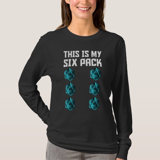 Grappig, bekijk mijn 6-pack-apparaat voor Dragons T-shirt (Voorkant)