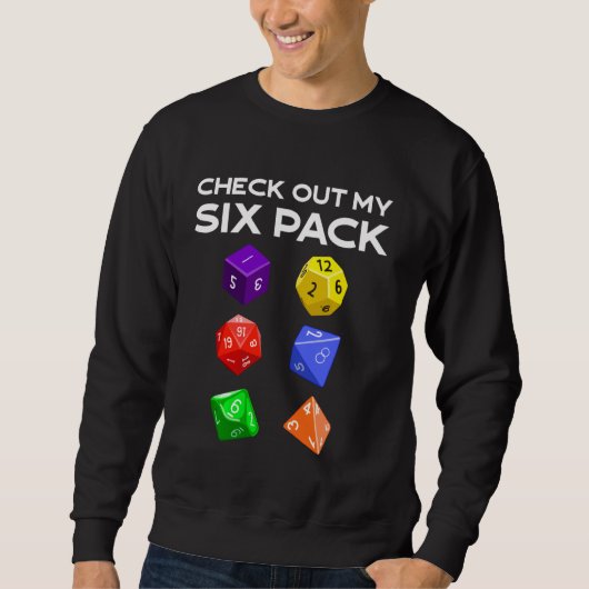 Grappig, bekijk mijn 6-pack-apparaat voor trekkers trui (Voorkant)