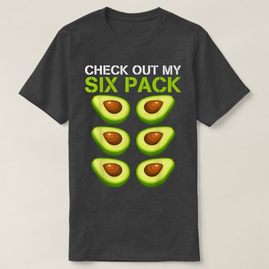 Grappig, bekijk mijn i Packs Avocados T-shirt (Design voorkant)