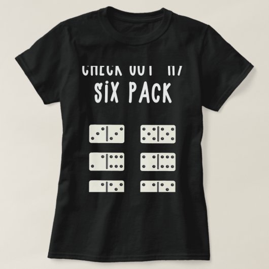 Grappig Bekijk mijn Six Pack Grappig cadeau voor D T-shirt (Design voorkant)