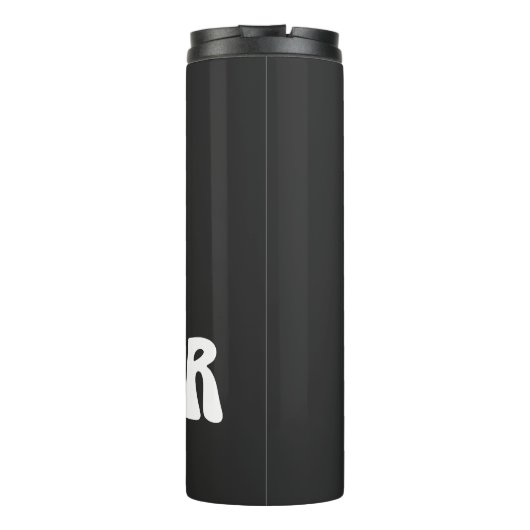 Grappig Bel je moeder Herinnering Quote Humor Zwar Thermosbeker (Achterkant)