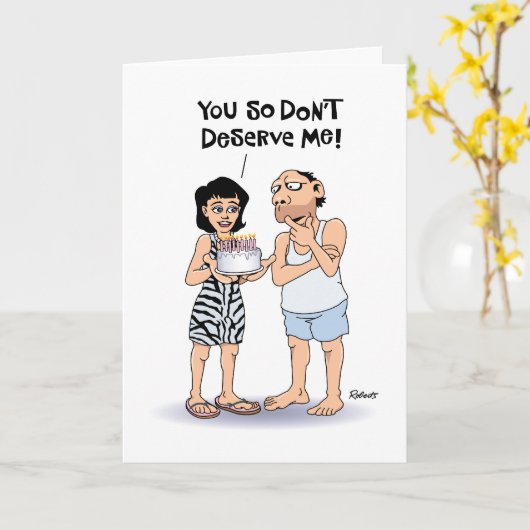 Grappig belangrijke andere verjaardag kaart (Gele Bloem)