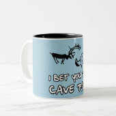 Grappig beledigend tweekleurige koffiemok (Voorkant links)