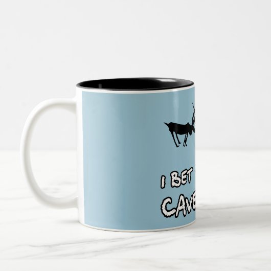 Grappig beledigend tweekleurige koffiemok (Links)